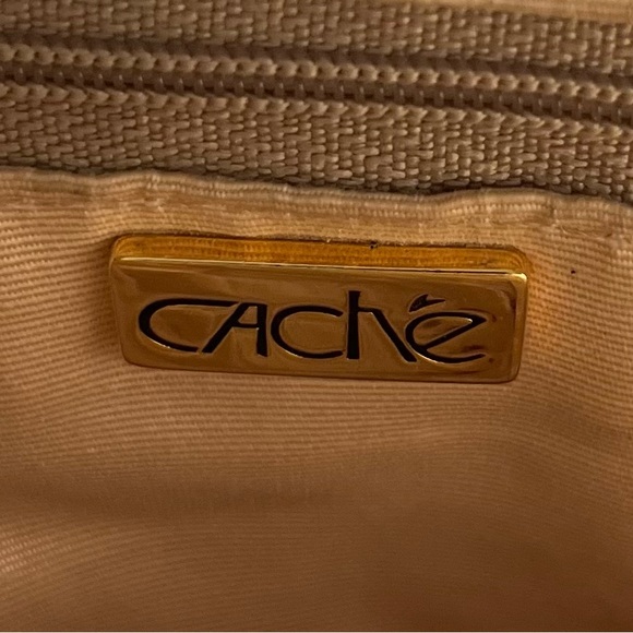 Rad 80’s 90’s Caché Bright Neon Green Leather Crossbody Bag - Picture 2 of 4